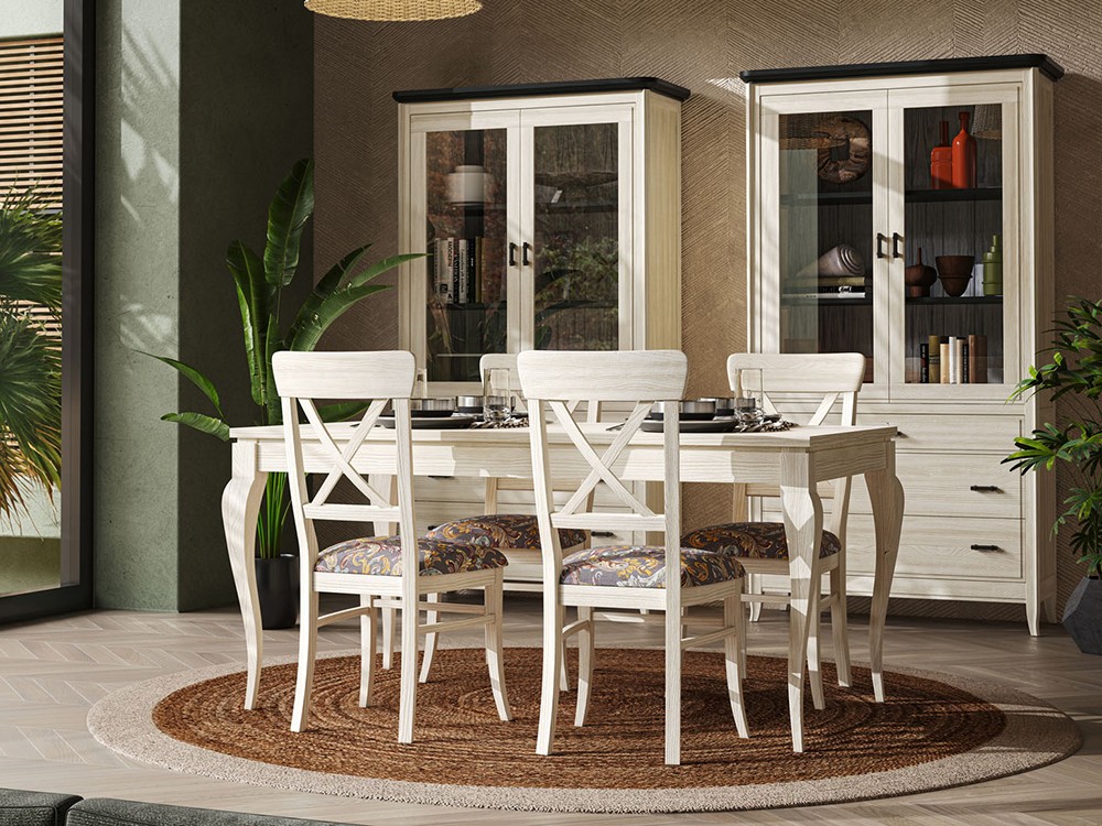 Silla de madera Cruceta