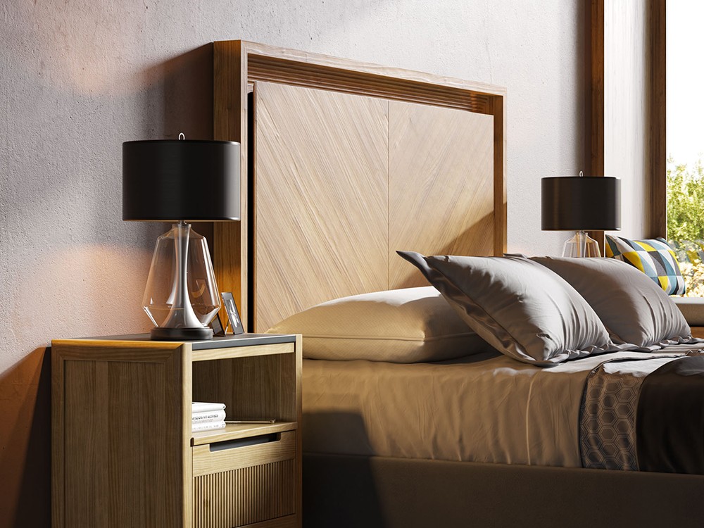 Cabecero Siroco de madera maciza Grupo Seys - 5