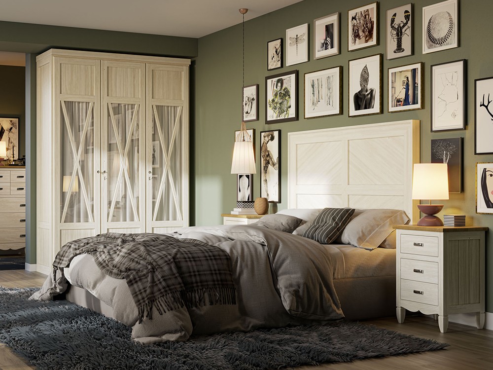 Cabecero Bora de madera maciza Grupo Seys - 1