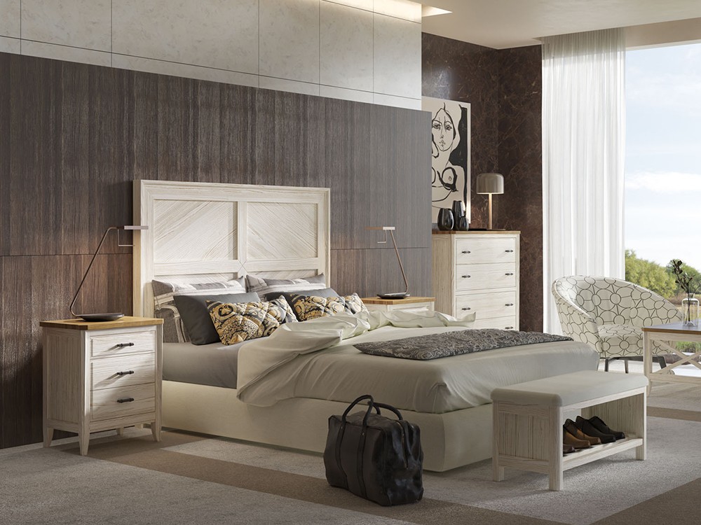 Cabecero Bora de madera maciza Grupo Seys - 4