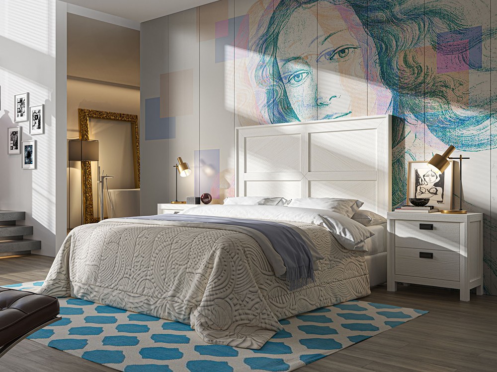 Cabecero Bora de madera maciza Grupo Seys - 5