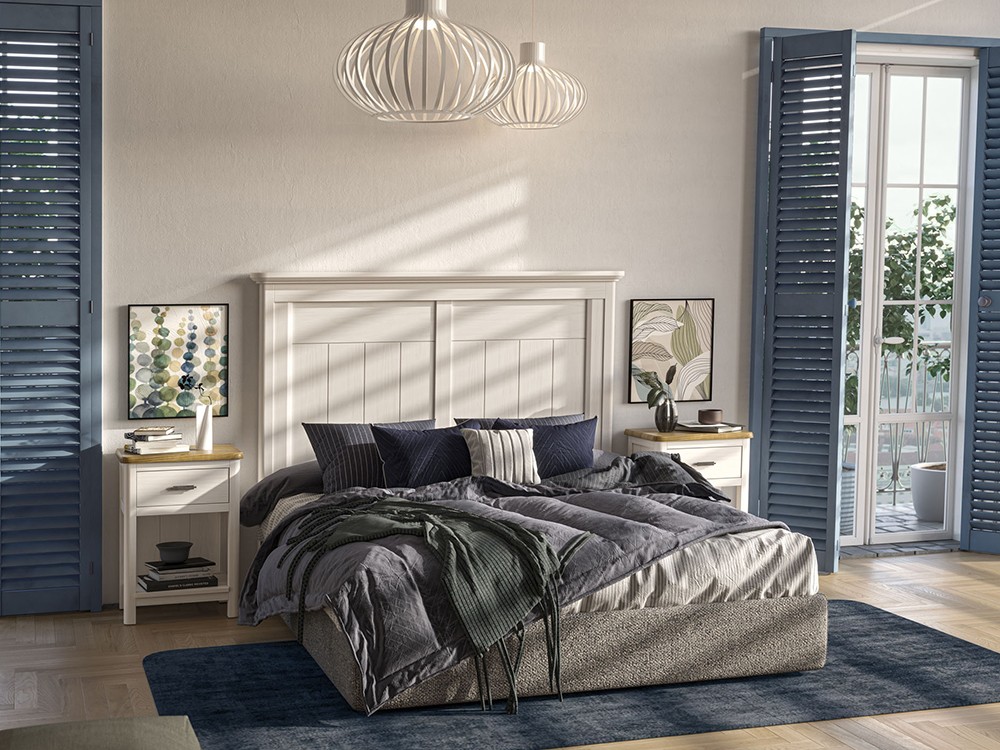 Cabecero Cerdeña de madera maciza Grupo Seys - 1