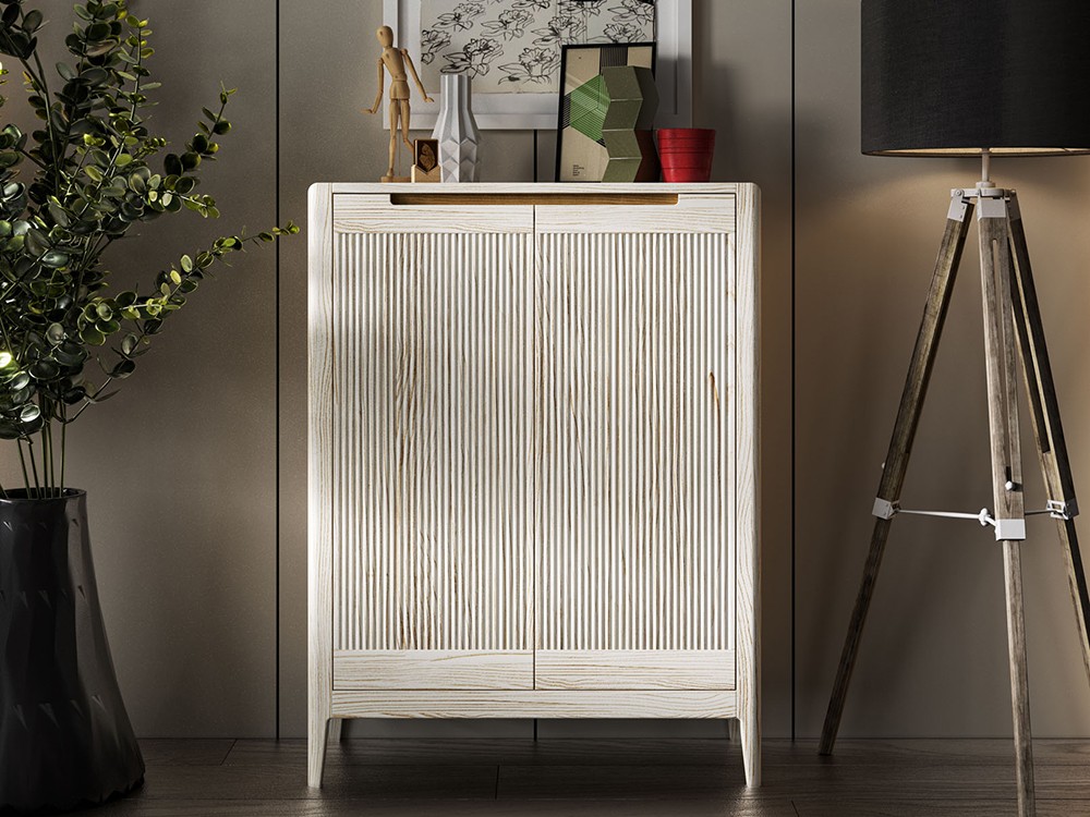 Zapatero de madera maciza Tallín de Grupo Seys - 1