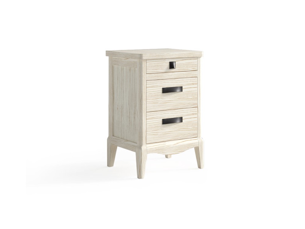 Mesita de noche Quebec de madera maciza Grupo Seys - 5