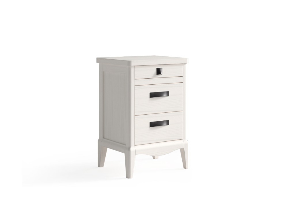 Mesita de noche Quebec de madera maciza Grupo Seys - 7