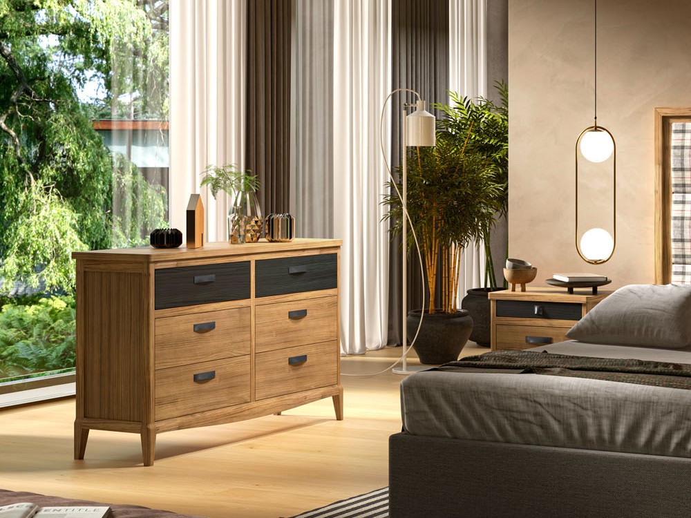 Cómoda Quebec de madera maciza de Grupo Seys - 11