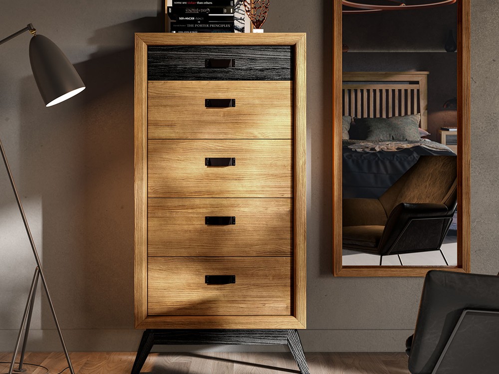 Sifonier Rodas de madera maciza y diseño clásico de Grupo Seys - 1