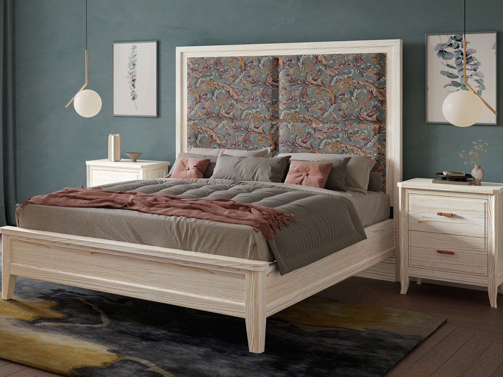 Mesita de noche Génova de madera maciza disponible en varias medidas de Grupo Seys - 5