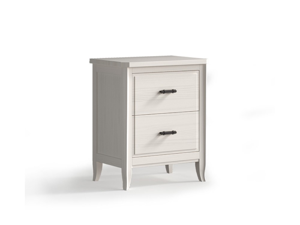 Mesita de noche Génova de madera maciza disponible en varias medidas de Grupo Seys - 2