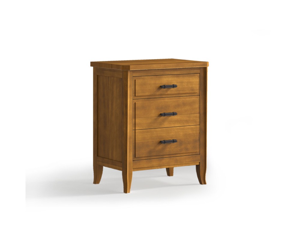 Mesita de noche Génova de madera maciza disponible en varias medidas de Grupo Seys - 11