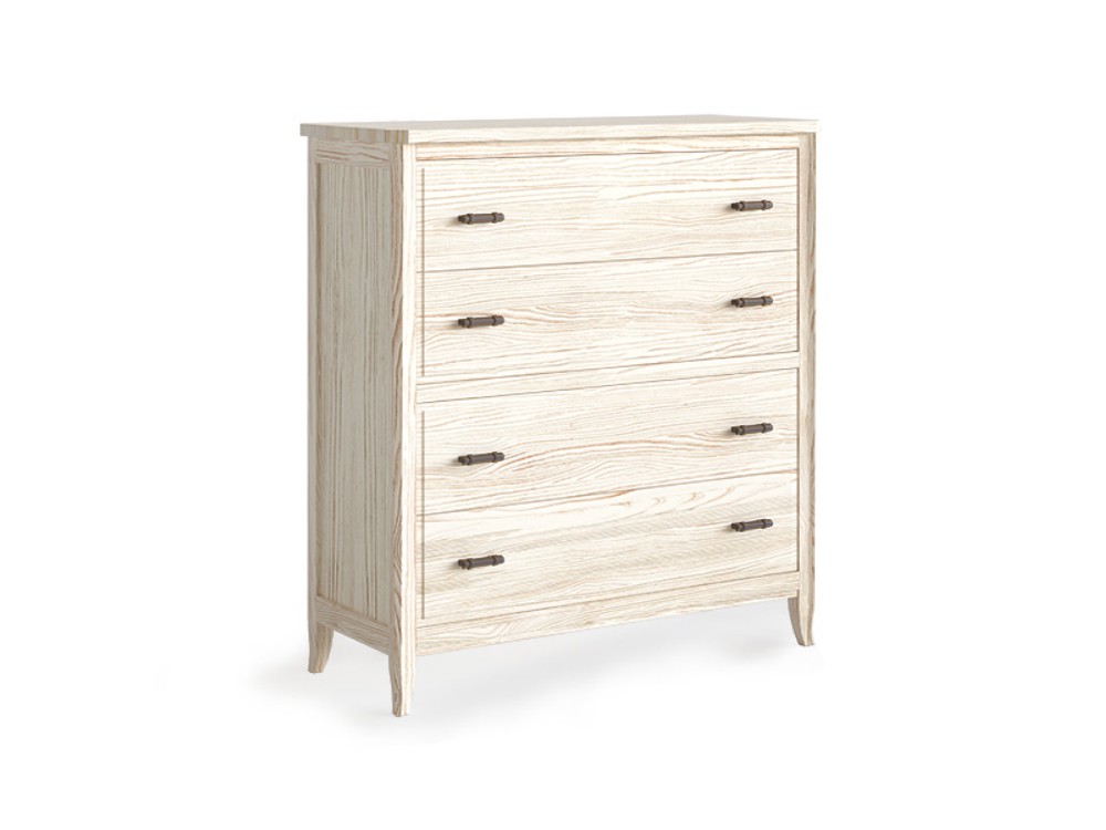 Cómoda Génova de madera maciza con cuatro cajones de Grupo Seys - 3