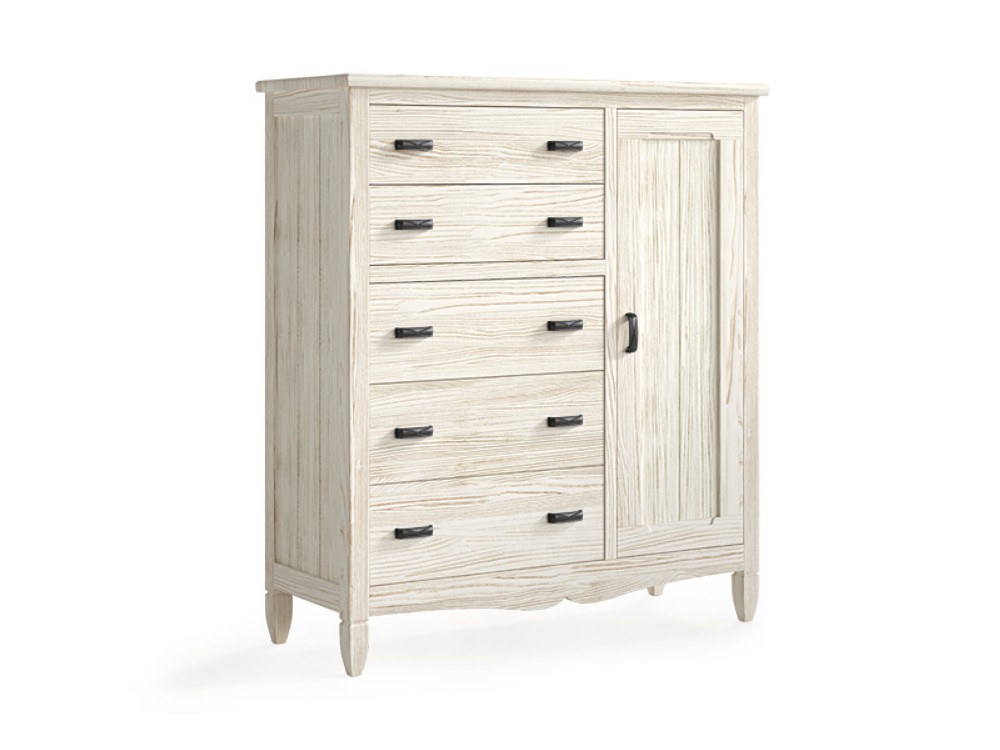 Cómoda con puerta Amberes de madera maciza de Grupo Seys - 2