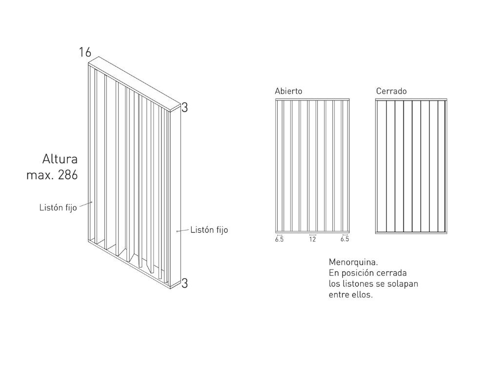 Separador de ambientes giratorio