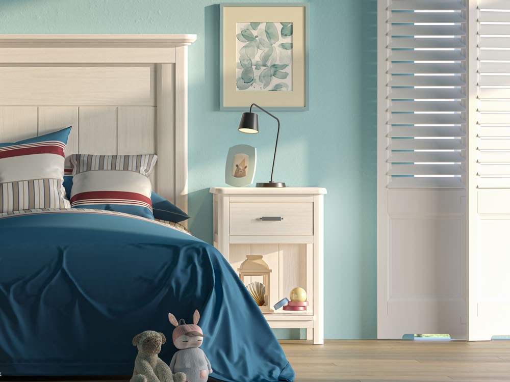 Mesita de noche con un cajón Cerdeña de Grupo Seys - 1