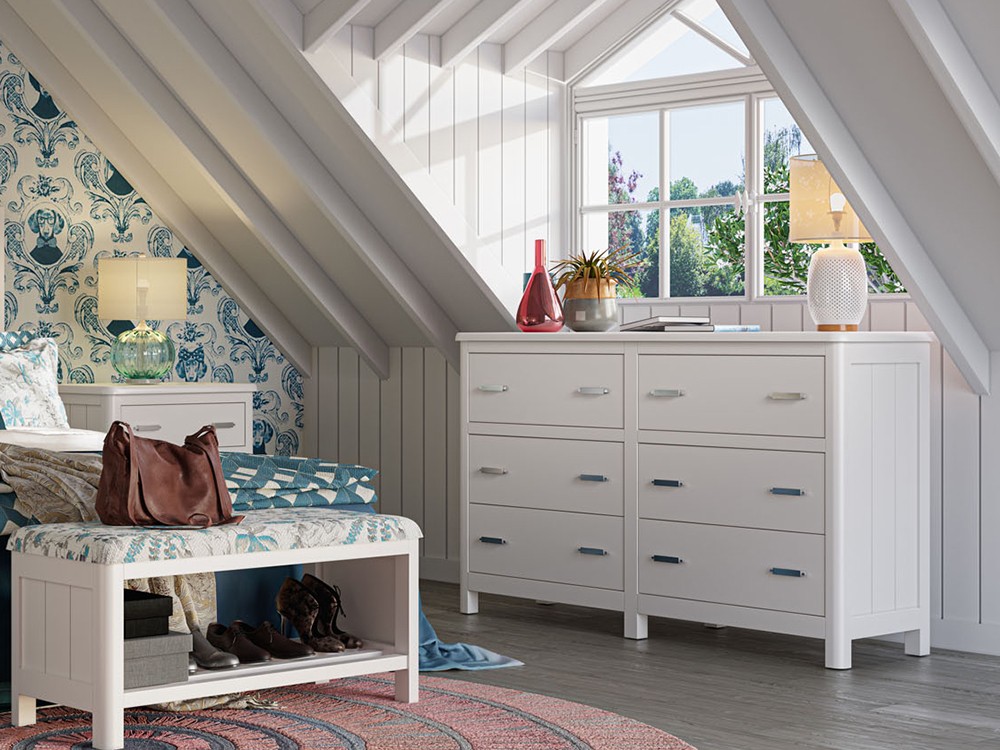 Cómoda Cerdeña de madera maciza con cajones de Grupo Seys - 5