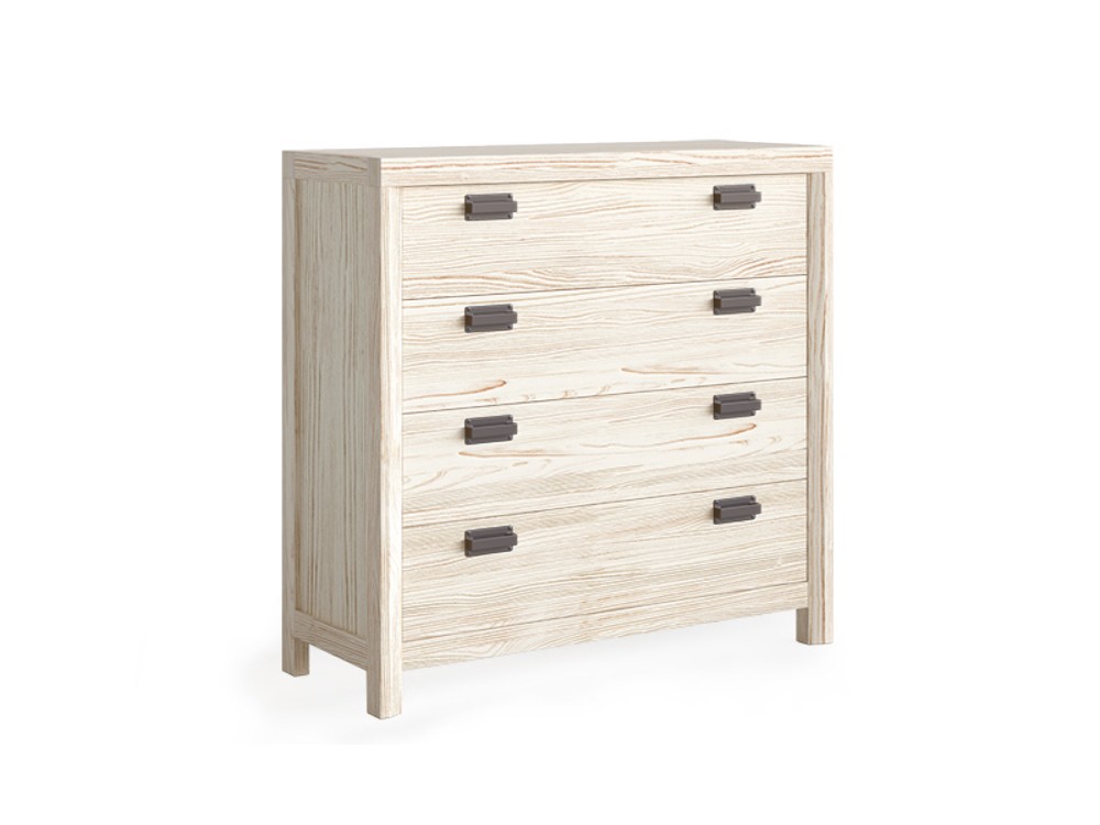 Cómoda con cuatro cajones de madera maciza Lyon Grupo Seys - 3