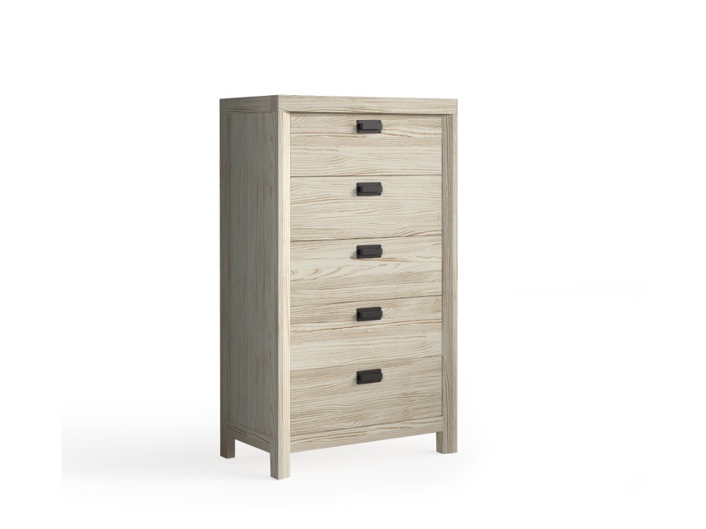 Sifonier con cinco cajones de madera maciza Lyon Grupo Seys - 3