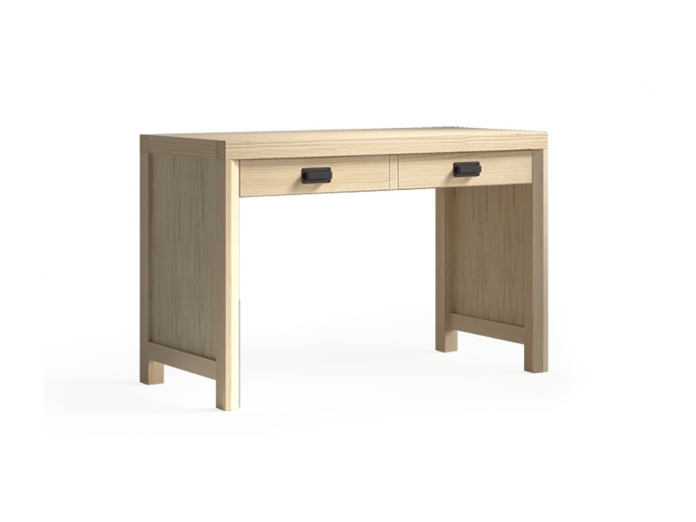 Mesa de estudio Lyon de madera maciza con dos cajones de Grupo Seys - 5