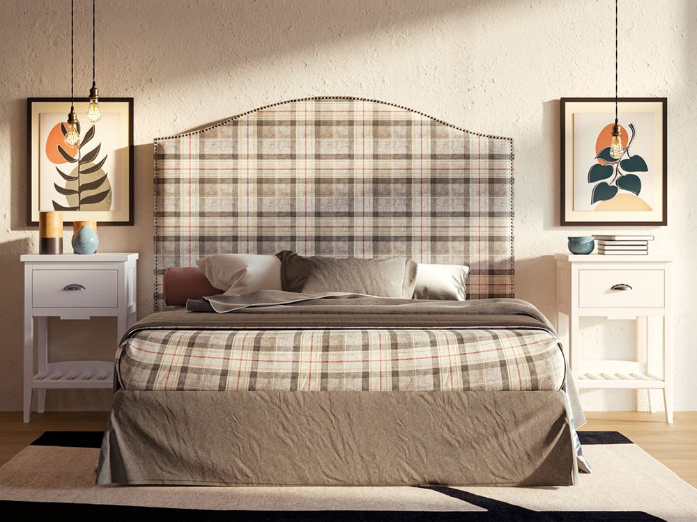 Mesita de noche Nantes de madera maciza con un cajón de Grupo Seys - 5