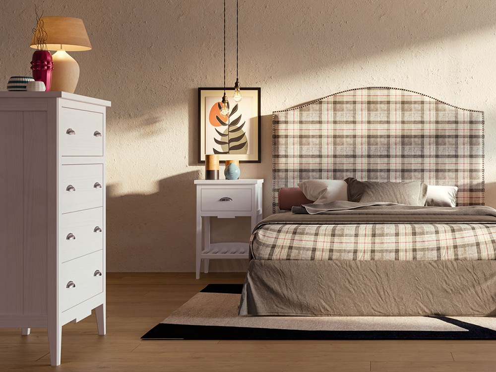 Cómoda Nantes de madera maciza con cuatro cajones de Grupo Seys - 5