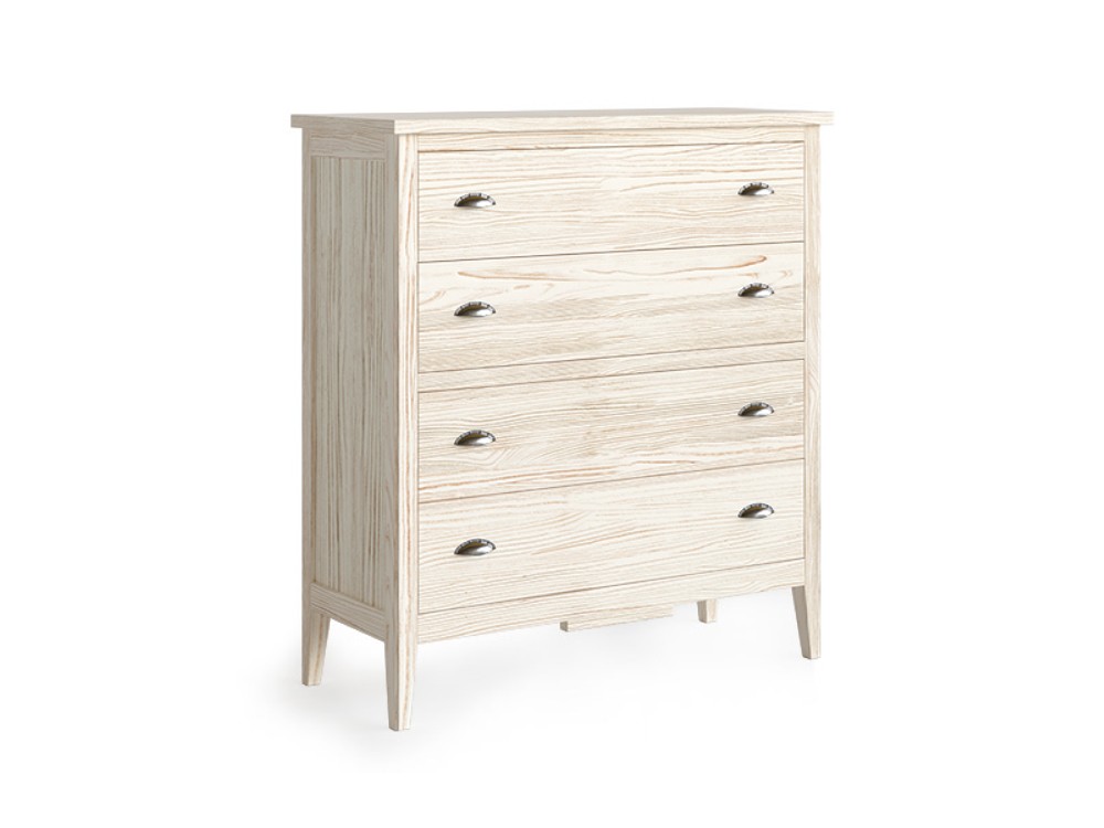 Cómoda Nantes de madera maciza con cuatro cajones de Grupo Seys - 3