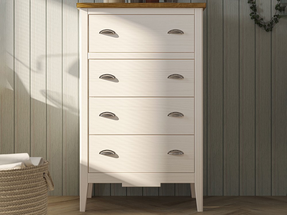 Sifonier Nantes de madera maciza con cuatro cajones de Grupo Seys - 1