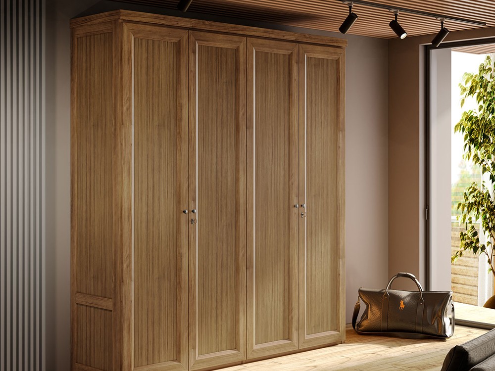 Armario Liria de puertas batientes en madera maciza de Grupo Seys - 2