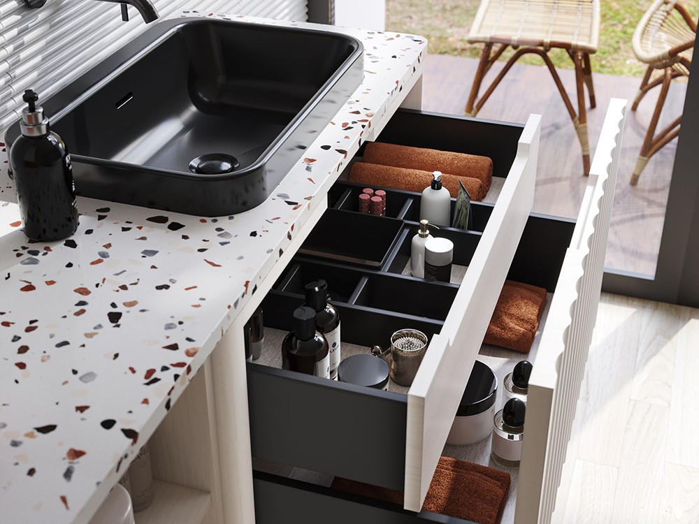 Mueble de baño Palermo 53 de grupo seys con encimera y lavabo de Grupo Seys - 2