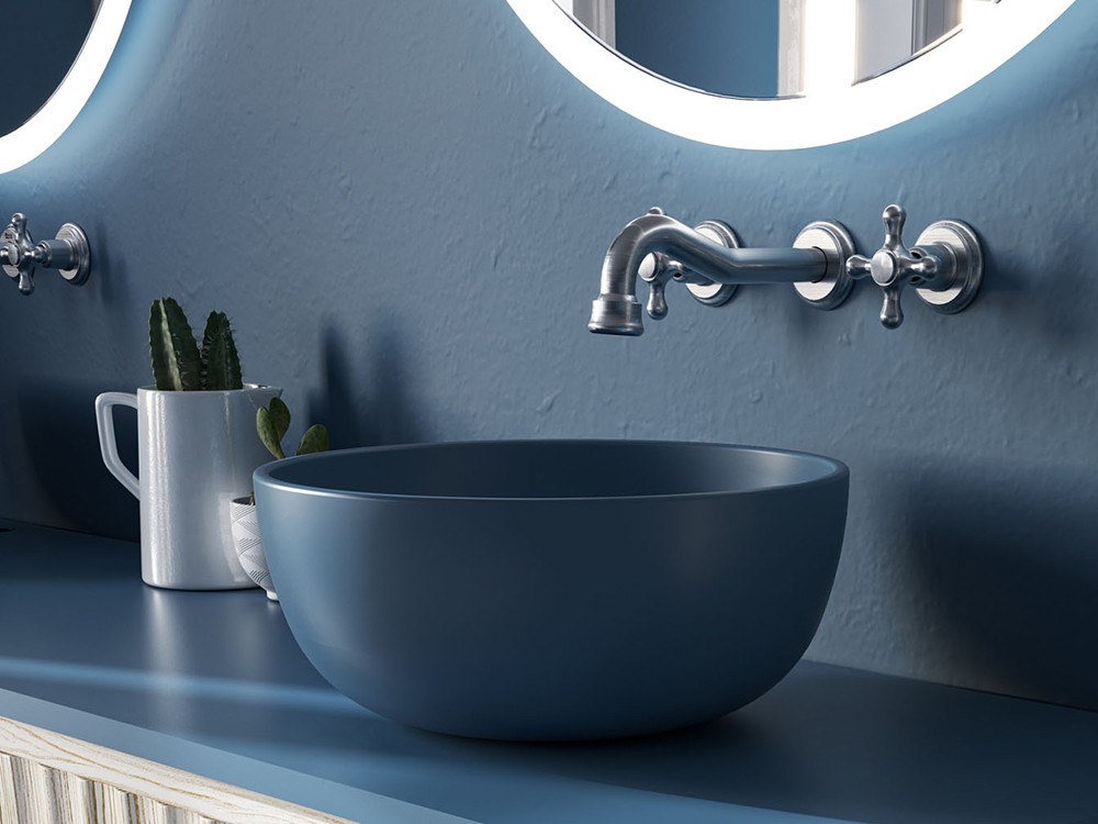 Lavabo de porcelana sobre encimera de Grupo Seys - 2