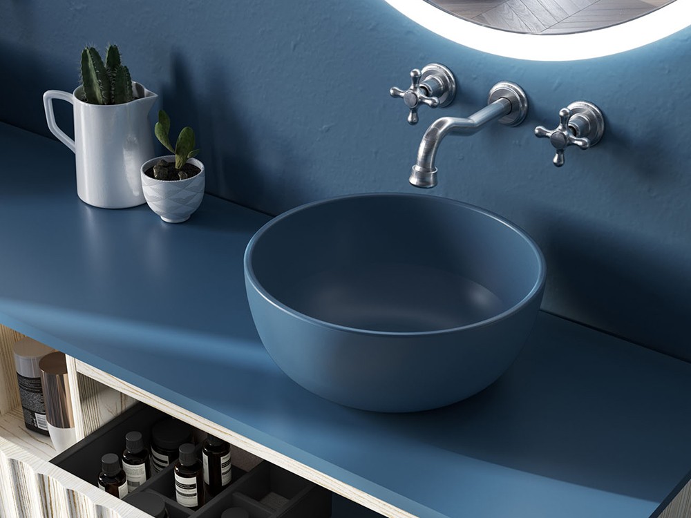 Lavabo de porcelana sobre encimera de Grupo Seys - 3