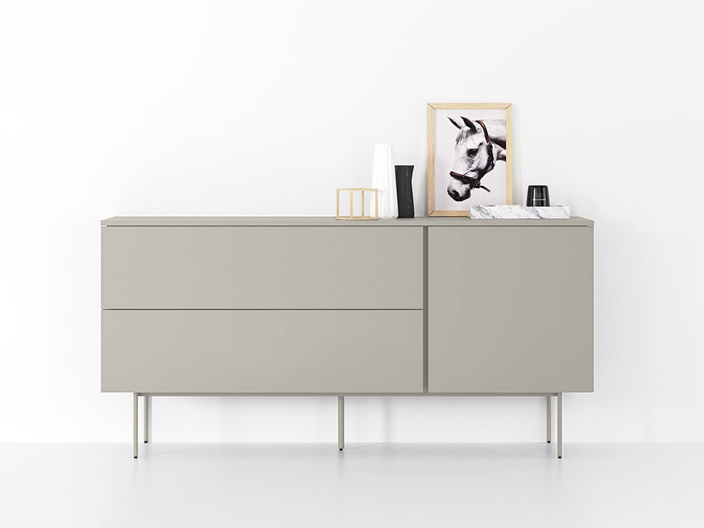 Aparador bajo de melamina Muss 16 de Tegar Mobel - 5