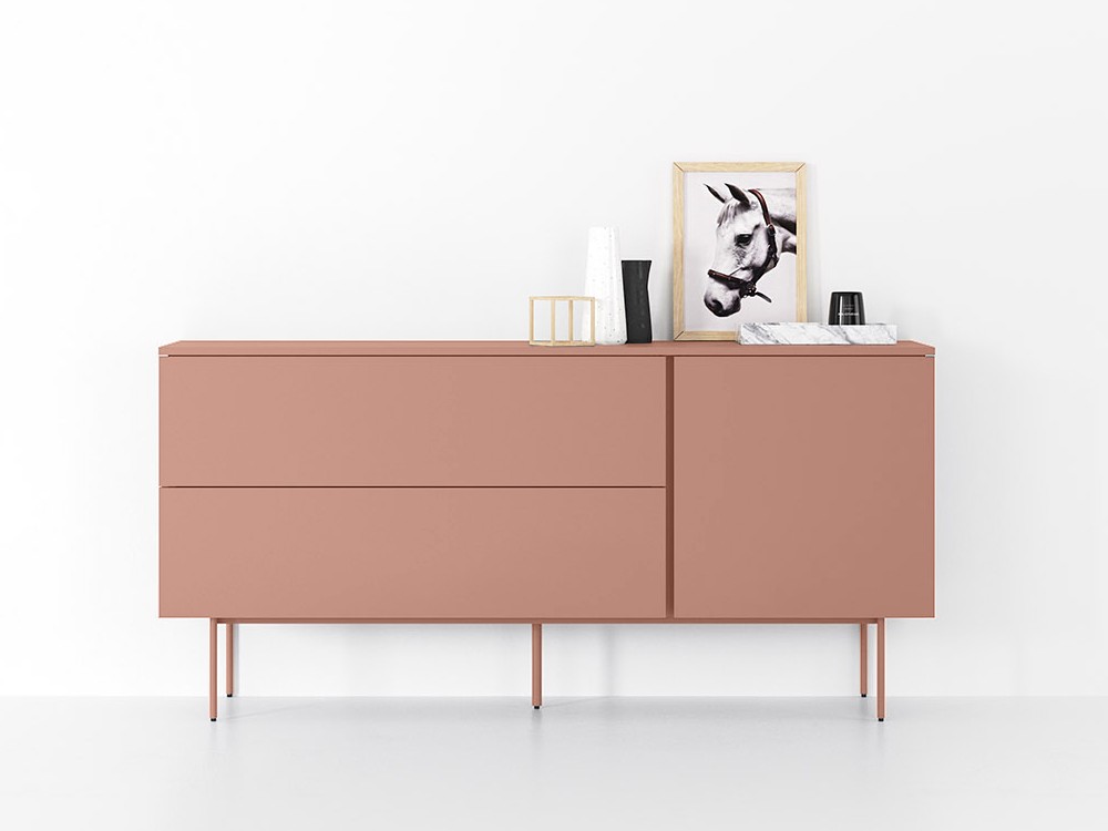 Aparador bajo de melamina Muss 16 de Tegar Mobel - 2