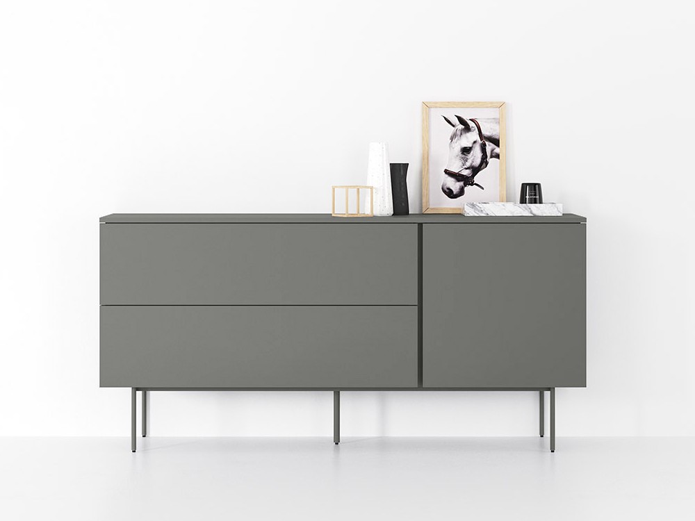 Aparador bajo de melamina Muss 16 de Tegar Mobel - 7