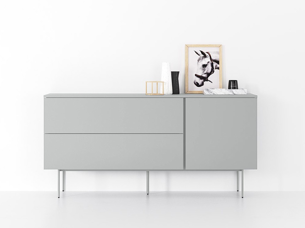 Aparador bajo de melamina Muss 16 de Tegar Mobel - 8