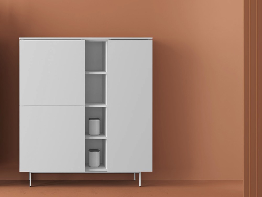 Aparador cubo Muss 15b de melamina de primera calidad Tegar Mobel - 1