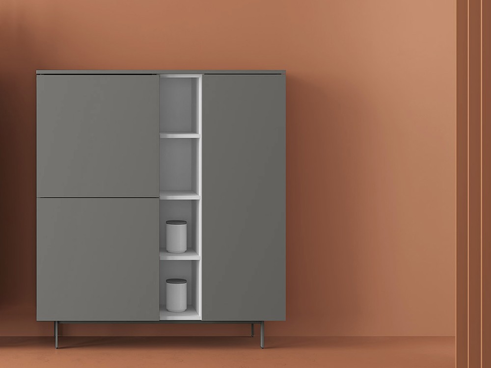 Aparador cubo Muss 15b de melamina de primera calidad Tegar Mobel - 4