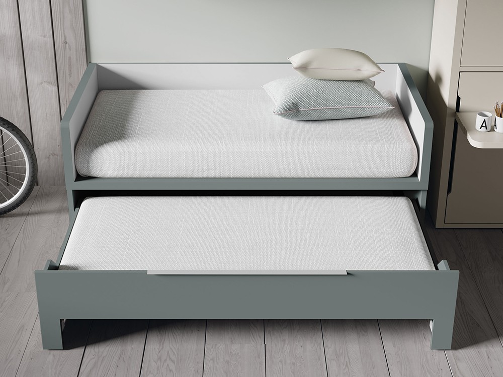 Cama Compacta Premium con dos camas de 90x190cm QBn12 de Tegar Mobel - 6