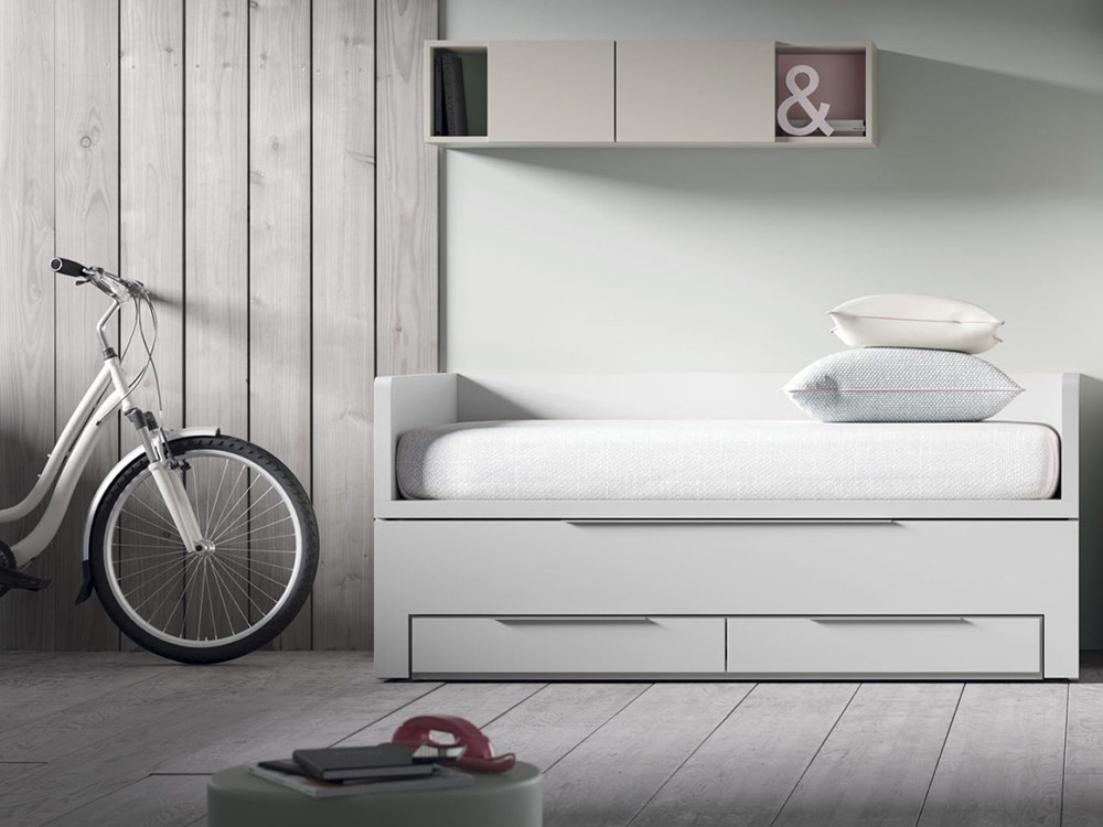 Cama Compacta Premium con dos camas de 90x190cm QBn12 de Tegar Mobel - 8
