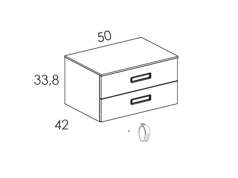 Cama alta con escritorio y armario Vitta de Tegar Mobel - 8