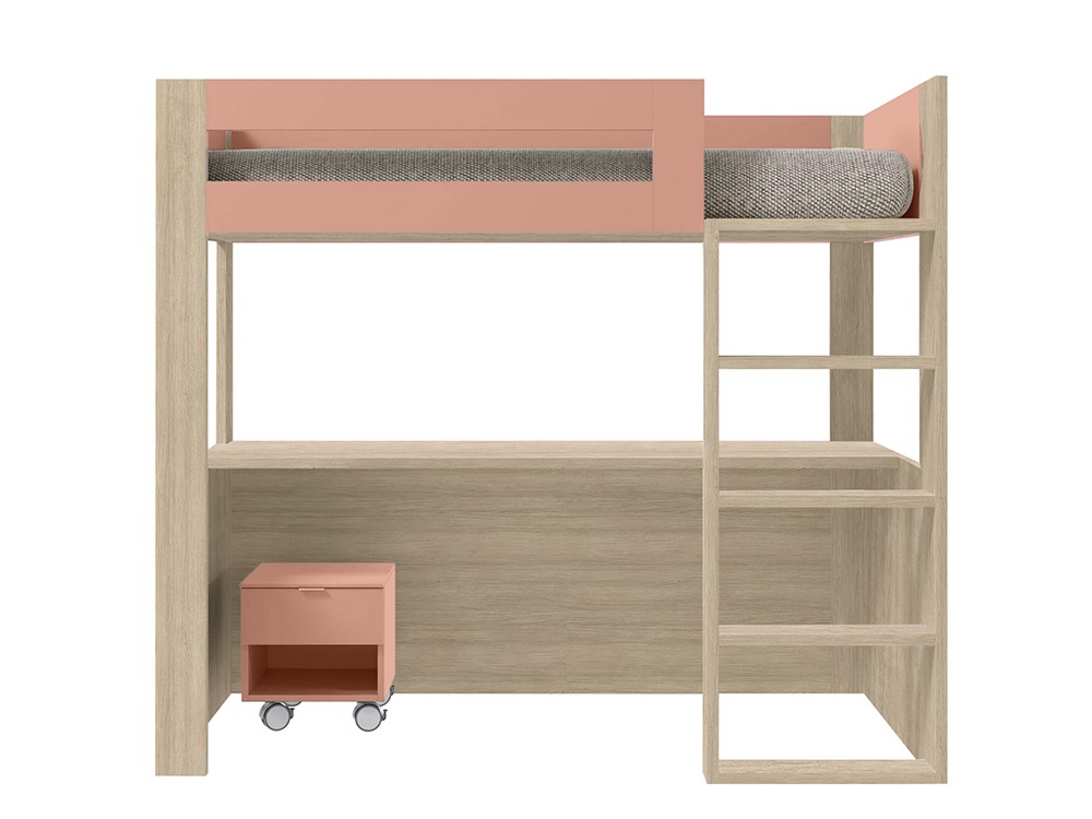 Cama alta con escritorio Vitta de Tegar Mobel - 7