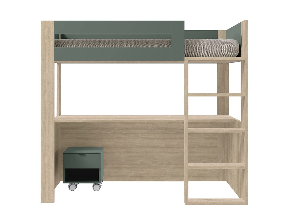 Cama alta con escritorio Vitta de Tegar Mobel - 8