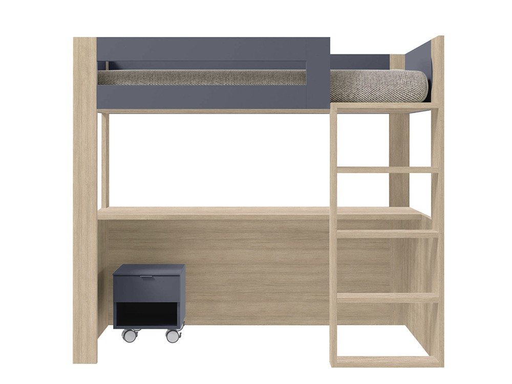 Cama alta con escritorio Vitta de Tegar Mobel - 10