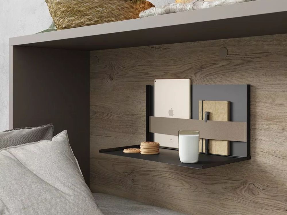 Cama abatible con mesita plegable Flow jotajotape