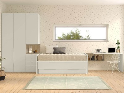 Cama compacta QBn-New Tegar Mobel - 1