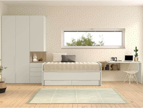 Cama compacta QBn-New Tegar Mobel - 1