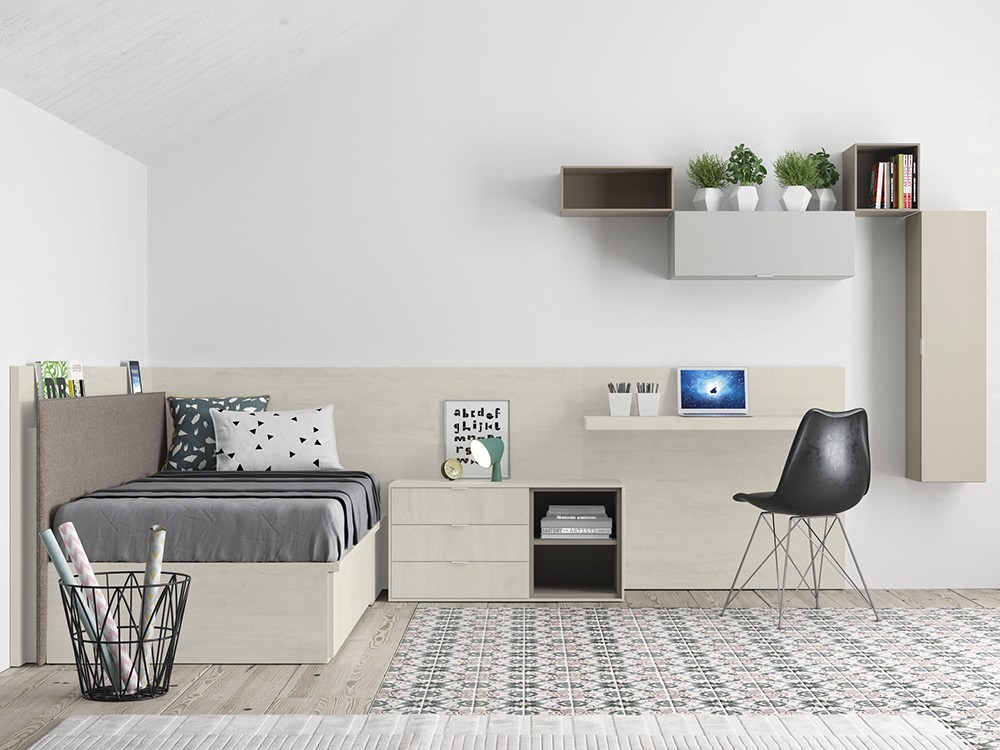 Cama con cajones y arcón QBn-9 Tegar Mobel - 1