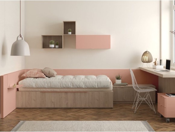 Cama nido con arrastre QBn-New Tegar Mobel - 1