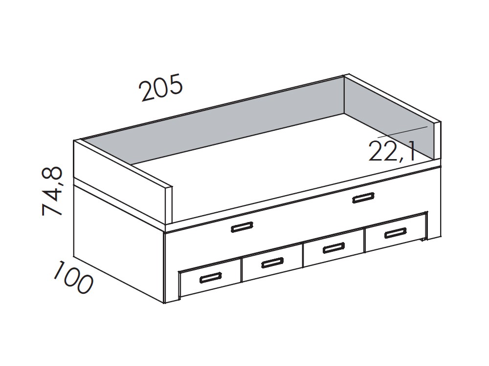 Compacta premium bicolor QBn-New 05 de Tegar Mobel - 8