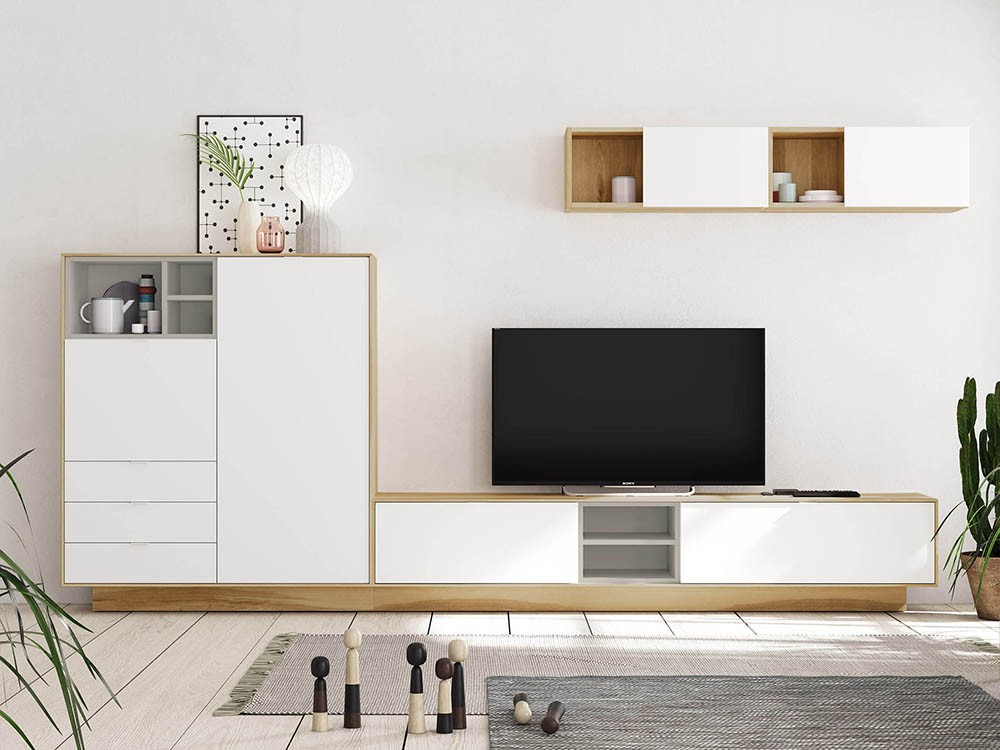 Composición de mueble para tv Natur 09 de Tegar Mobel - 3