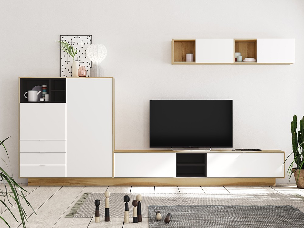 Composición de mueble para tv Natur 09 de Tegar Mobel - 4